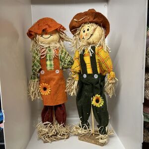 Zest Garden Limited Home Decor Scarecrow Two Piece Doll’s Fall Thanksgiving